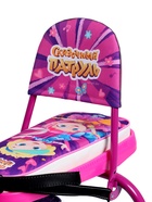 Снегокат «Тимка спорт 4-1» Сказочный патруль, со спинкой, розовый, ССП2 Nika Kids - Фото 15