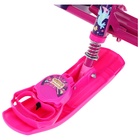 Снегокат «Тимка спорт 4-1» Сказочный патруль, со спинкой, розовый, ССП2 Nika Kids - Фото 8