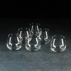 Набор низких стеклянных стаканов «Габи», 350 мл, 6 шт