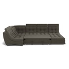 П-образный диван «Монако 4», механизм венеция, универсальный, велюр, цвет селфи 03 - Фото 3
