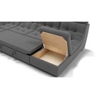 Диван п – образный «Монако 4», механизм венеция, универсальный, велюр, цвет селфи 07 9437586