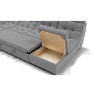 Диван п - образный «Монако 4», механизм венеция, универсальный, велюр, цвет селфи 15 - Фото 4