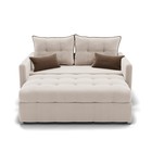 Диван прямой «Палермо», механизм выкатной, велюр, цвет селфи 01/подушки 03 - Фото 2