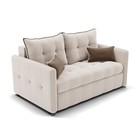 Диван прямой «Палермо», механизм выкатной, велюр, цвет селфи 01/подушки 03 - Фото 3