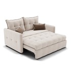 Диван прямой «Палермо», механизм выкатной, велюр, цвет селфи 01/подушки 03 - Фото 4