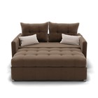 Диван прямой «Палермо», механизм выкатной, велюр, цвет селфи 03/подушки 01 - Фото 2