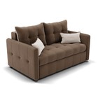 Диван прямой «Палермо», механизм выкатной, велюр, цвет селфи 03/подушки 01 - Фото 3