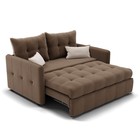 Диван прямой «Палермо», механизм выкатной, велюр, цвет селфи 03/подушки 01 - Фото 4