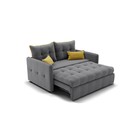 Прямой диван «Палермо», механизм выкатной, велюр, цвет селфи 07 / подушки 08 - Фото 2
