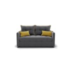 Прямой диван «Палермо», механизм выкатной, велюр, цвет селфи 07 / подушки 08 - Фото 4