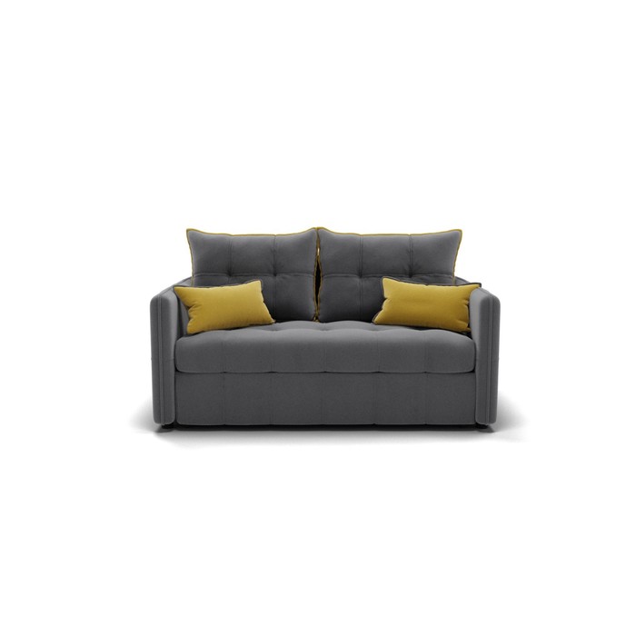 Прямой диван «Палермо», механизм выкатной, велюр, цвет селфи 07 / подушки 08 - фото 1884053166