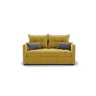 Прямой диван «Палермо», механизм выкатной, велюр, цвет селфи 08 / подушки 07 - Фото 4