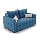 Диван прямой «Палермо», механизм выкатной, велюр, цвет селфи 02/подушки 01 - Фото 3