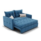 Диван прямой «Палермо», механизм выкатной, велюр, цвет селфи 02/подушки 01 - Фото 4