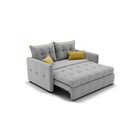 Прямой диван «Палермо», механизм выкатной, велюр, цвет селфи 15 / подушки 08 - Фото 2