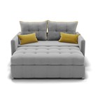 Диван прямой «Палермо», механизм выкатной, велюр, цвет селфи 15/подушки 08 - Фото 2