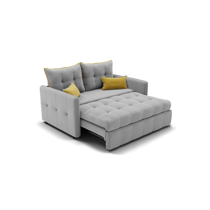 Прямой диван «Палермо», механизм выкатной, велюр, цвет селфи 15 / подушки 08 - фото 1884053179