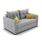 Диван прямой «Палермо», механизм выкатной, велюр, цвет селфи 15/подушки 08 - Фото 3