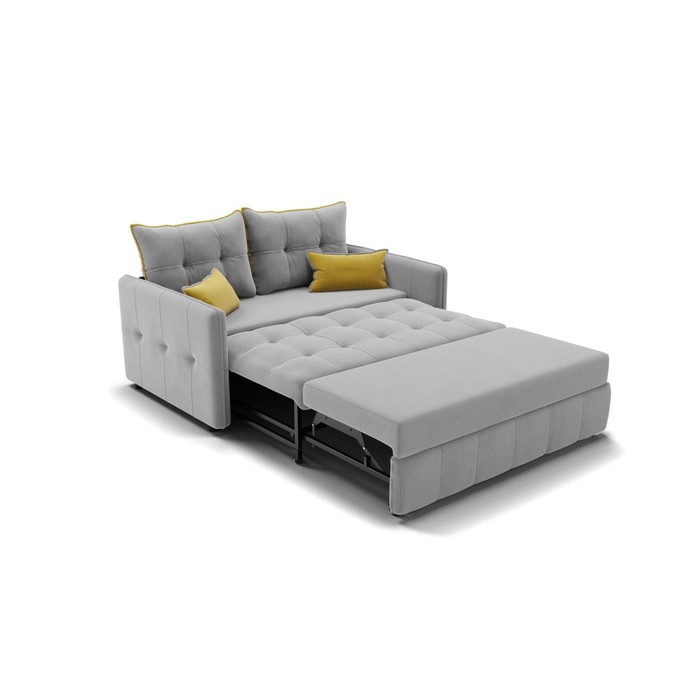 Прямой диван «Палермо», механизм выкатной, велюр, цвет селфи 15 / подушки 08 - фото 1906144829