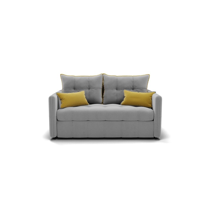 Прямой диван «Палермо», механизм выкатной, велюр, цвет селфи 15 / подушки 08 - фото 1884053181