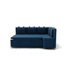 Угловой кухонный диван «Париж 1», механизм дельфин, угол правый, велюр, цвет селфи 02 - Фото 3