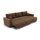 Диван - трансформер «Талисман 2», механизм пантограф, угол правый, велюр, цвет селфи 03 - Фото 6