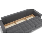 Диван прямой раскладной «Талисман 2», механизм пантограф, правый, спальное место 1600×2650 мм, велюр, цвет селфи 07 - Фото 8