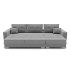 Диван прямой раскладной «Талисман 2», механизм пантограф, правый, спальное место 1600×2650 мм, велюр, цвет селфи 15 - Фото 7