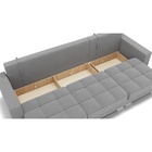 Диван прямой раскладной «Талисман 2», механизм пантограф, правый, спальное место 1600×2650 мм, велюр, цвет селфи 15 - Фото 8