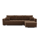 Диван угловой «Талисман 3», механизм пантограф, угол правый, велюр, цвет селфи 03 - Фото 5