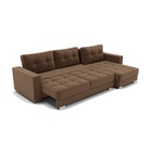 Диван угловой «Талисман 3», механизм пантограф, угол правый, велюр, цвет селфи 03 - Фото 6