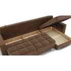 Диван угловой «Талисман 3», механизм пантограф, угол правый, велюр, цвет селфи 03 - Фото 8