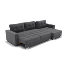 Диван угловой «Талисман 3», угол правый, механизм пантограф, велюр, цвет селфи 07 - Фото 6