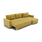 Угловой диван «Талисман 3», механизм пантограф, угол правый, велюр, цвет селфи 08 - Фото 2