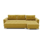 Угловой диван «Талисман 3», механизм пантограф, угол правый, велюр, цвет селфи 08 - Фото 3