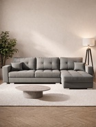 Диван угловой «Талисман 3», механизм пантограф, угол правый, велюр, цвет селфи 15 - Фото 4