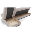 Угловой модульный диван «Фиеста 2», механизм книжка, велюр, цвет селфи 01 - Фото 2