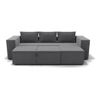 Угловой диван «Хилтон 3», механизм выкатной, угол правый, велюр, цвет селфи 15 - Фото 4