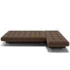 Диван угловой «Хьюстон 2», механизм книжка, велюр, цвет селфи 03 9437704