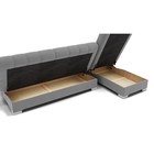 Диван угловой «Хьюстон 2», механизм книжка, велюр, цвет селфи 07  (артикул 9437705)  большой выбор товаров оптом и в розницу по низким ценам с доставкой