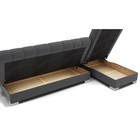 Диван угловой «Хьюстон 2», механизм книжка, велюр, цвет селфи 15 9437709