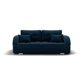 Прямой диван «Элита 1», механизм пантограф, велюр, цвет селфи 02