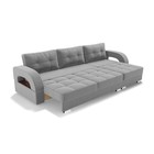 Диван – трансформер «Элита 2», механизм пантограф, угол правый, велюр, цвет селфи 15 9437730