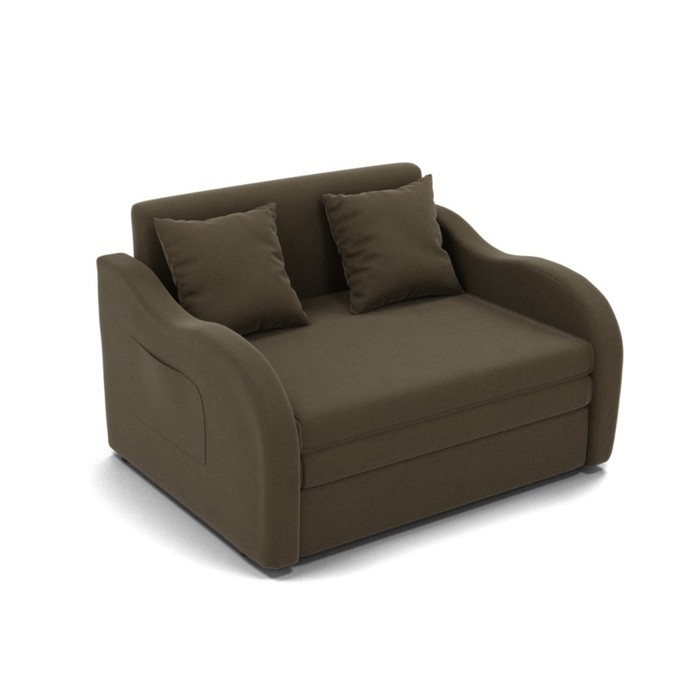 Диван - кровать «Бали», ППУ, механизм выкатной, велюр, цвет селфи 03 - Фото 1