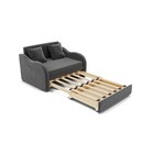 Диван - кровать «Бали», ППУ, механизм выкатной, велюр, цвет селфи 07 - Фото 2