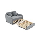 Диван - кровать «Бали», ППУ, механизм выкатной, велюр, цвет селфи 15 - Фото 2