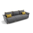 Диван – трансформер «Барселона 2», механизм пантограф, угол левый, велюр, цвет селфи 07/подушки 08  (артикул 9437754)  большой выбор товаров оптом и в розницу по низким ценам с доставкой