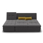 Диван угловой «Калифорния 2», механизм пума, универсальный, велюр, цвет селфи 07/подушки 08 - Фото 4