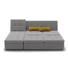 Диван угловой «Калифорния 2», механизм пума, универсальный, велюр, цвет селфи 15/подушки 08 - Фото 4