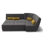 Диван угловой «Калифорния 3», механизм пума, универсальный, велюр, цвет селфи 07/подушки 08 - Фото 3